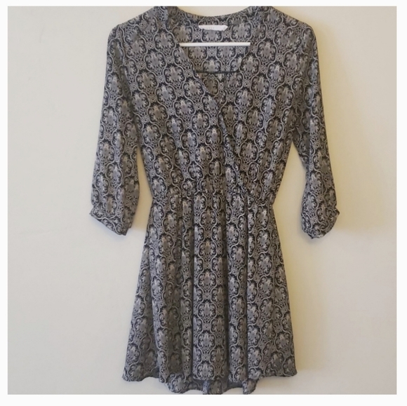Lush Dresses & Skirts - Nordstrom Lush patterned faux wrap top dress
